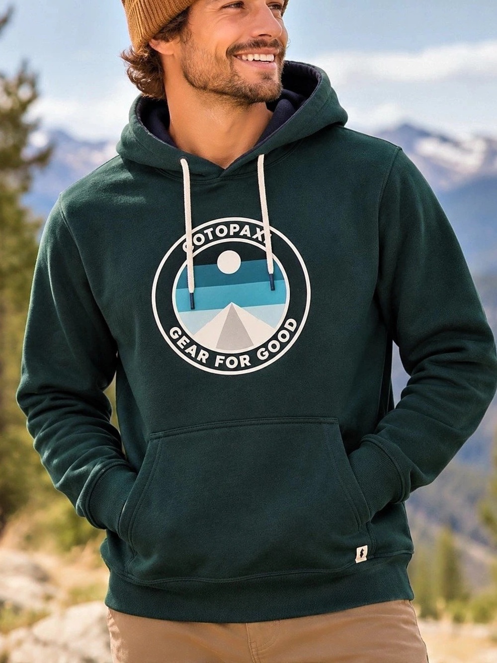 Cotopaxi Do Good Pullover Hoodie Men's Green Medium